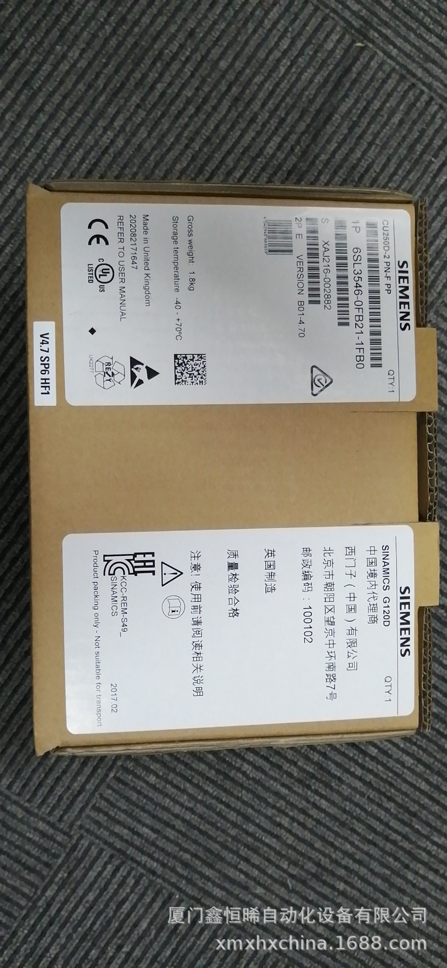 西门子6SL3546-0FB21-1FB0