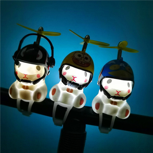 Broken Wind Duck Electric Bicycle Duck Motorcycle Little Yellow Duck Safety Horn Turbo Duck Bamboo Dragonfly Hamster
