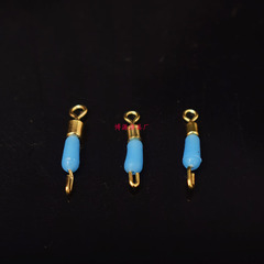 開口八字小配件裝備線子線夾硅膠防纏垂釣快速連接器漁具環子釣魚