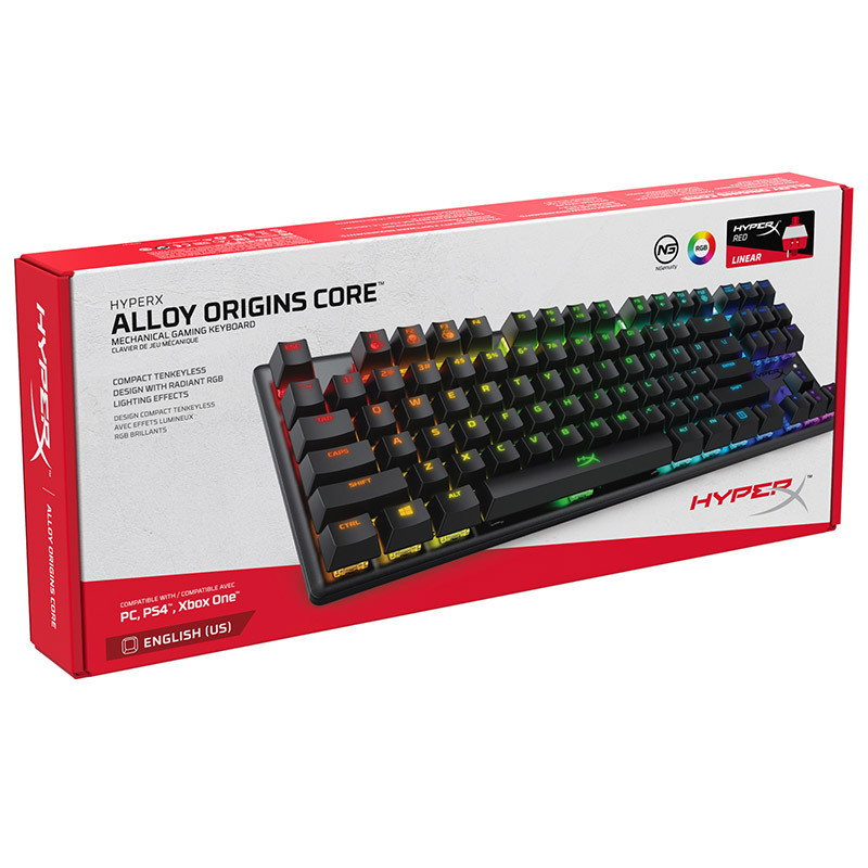 Extremely unknown (HyperX) Aloy Origins origin RGB game mechanical keyboard 87 key red water axis