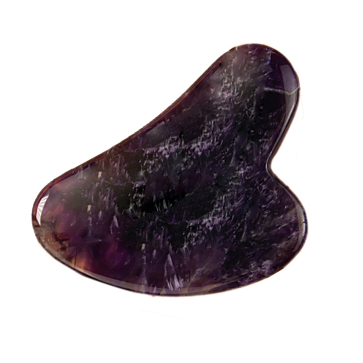 粉晶刮痧板天然材质V脸瘦脸刮痧板东陵刮痧板白玉刮痧