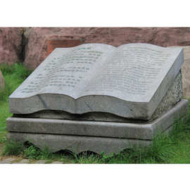 大理石户外石雕书本制造厂 石制书形雕塑图片 花岗岩石书造价