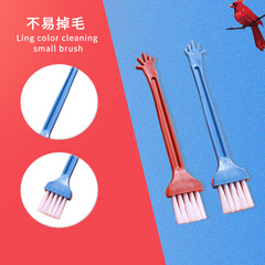 廠家批發塑料柄電蚊拍清潔小刷子滅蚊燈除塵毛刷尼龍毛刷食品配件