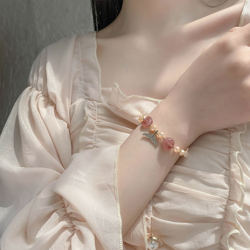 Fashion Geometric Copper Plating Artificial Gemstones Bracelets 1 Piece