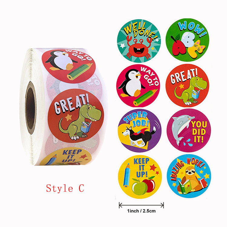 Cute Cartoon Animal Patterns Tags  Children Stickers display picture 4
