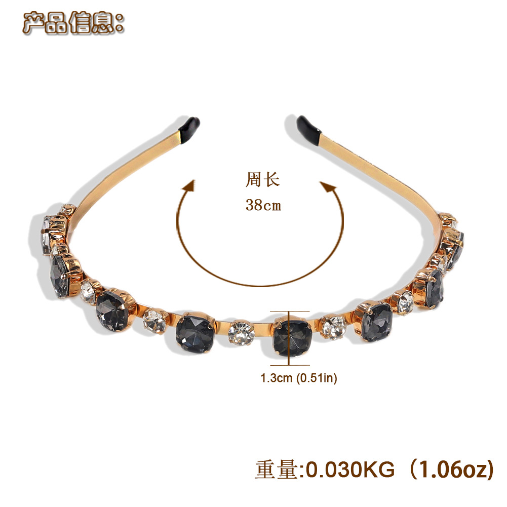 Women's C Shape Alloy Inlaid Crystal Artificial Gemstones display picture 11