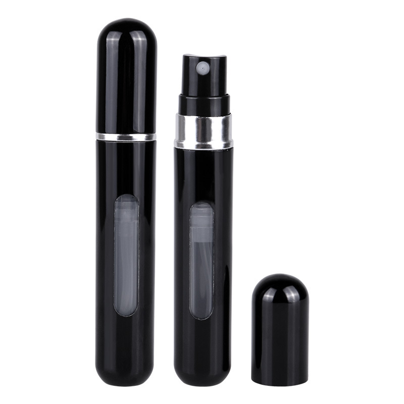 8ml de perfume sub-botella de llenado inferior redonda botella de spray de lápiz labial portátil de viaje Ciclo de alta gama