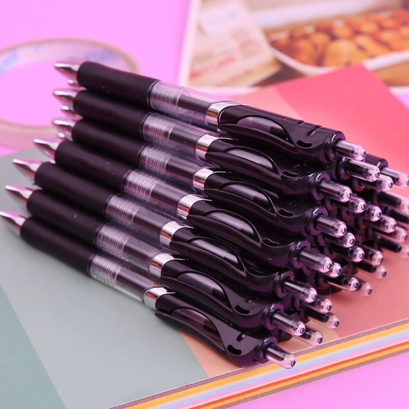 Канцелярские товары большой емкости Черная гелевая ручка 0,5 Южная Корея креативная Водяная ручка офисная ручка для подписи студент обучающий приз подарок