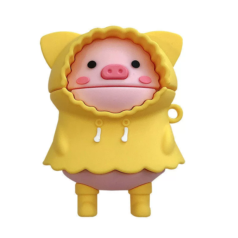 Apple, cute compatible raincoat, cartoon protective case, headphones, bluetooth
