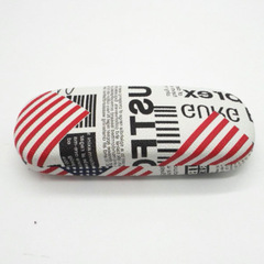 Unisex Optical Myopia Glasses, Iron Frame Eyeglass Case with National Flag Design, Vintage Reading Glasses Case