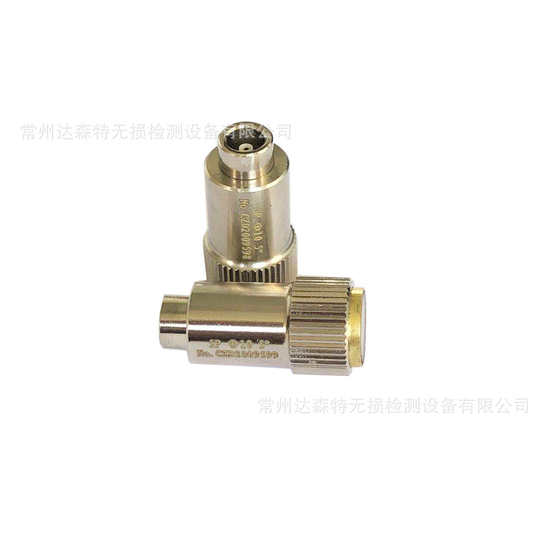 厂家供应超声波探伤探头 5P10 5°小角度 纵波直探头可做接口角度