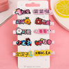 Hair accessory, children's cute hairgrip, fruit hairpins, card holder, set, no hair damage, Korean style