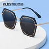 New fashion TAC polarized sunglasses European -style metal frame shading driver ladies color film sunglasses 1927