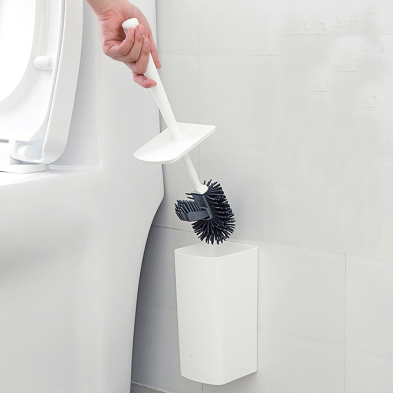 Plastic white toilet