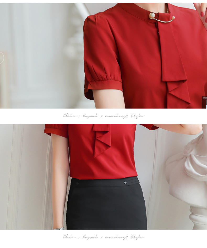 Chemisier en Mélanges de fibres chimiques - Ref 3429402 Image 19