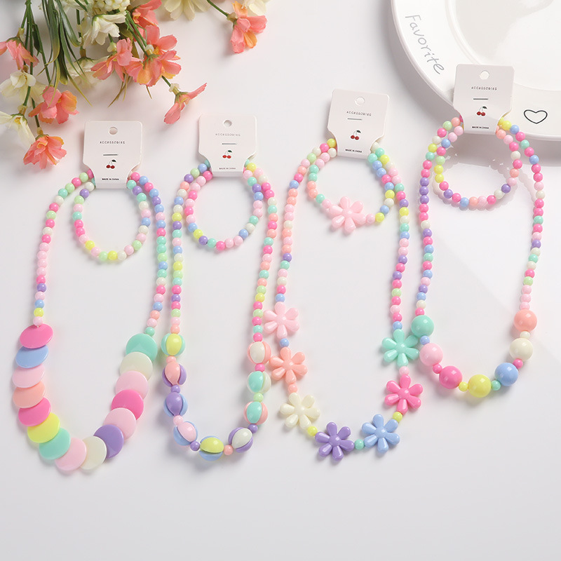 Korean Candy Necklace Children's Spot Je...