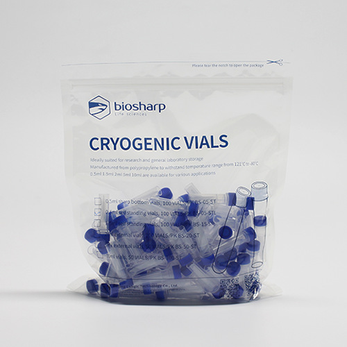 biosharp BS-05-ST 0.5ml尖底冻存管   100支/包