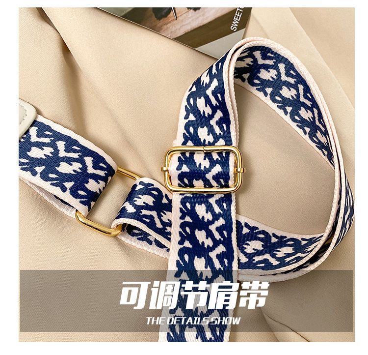 French  Popular New Trendy Korean  Diamond Texture Shoulder Crossbody Saddle Bag display picture 20