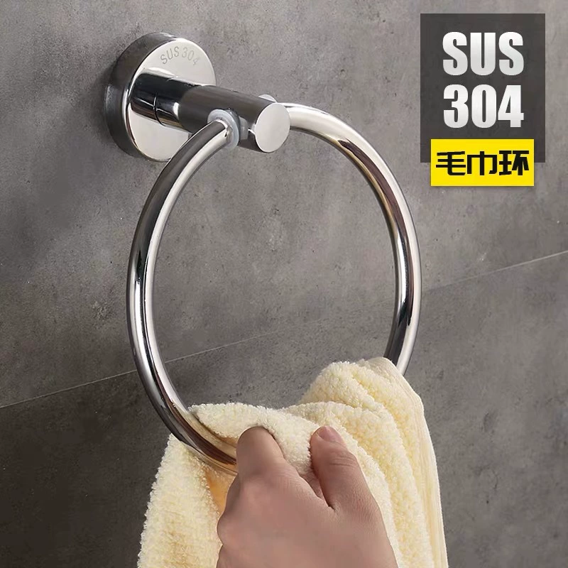 304 кольцо для полотенец из нержавеющей стали отель вешалка для полотенец Ванная комната вешалка для полотенец из нержавеющей стали подвесное кольцо производители прямые