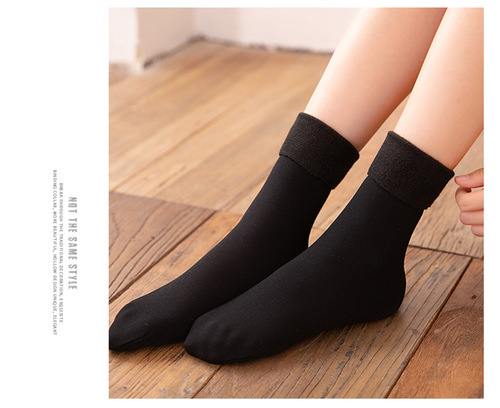 Winter Snow Ground Socks for Girls and Boys, Winter Warm and Thick, Bare Leg Magic Socks, Warm Floor Socks, Cotton Socks, Mid-Calf Style, Trendy