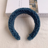 Plush cute headband, universal hair accessory, Korean style, new collection, internet celebrity