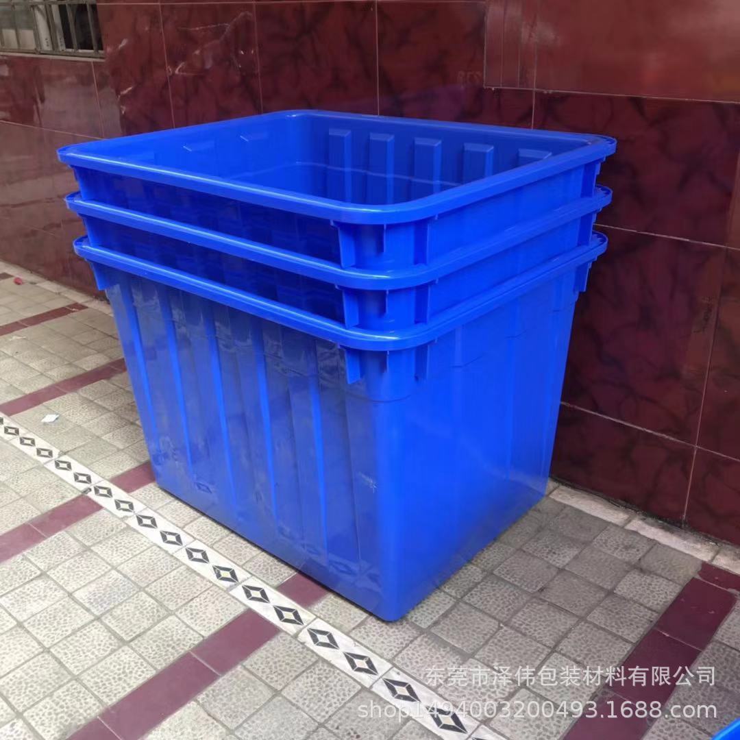 加厚300升塑料水箱 家用储水箱水产养殖箱带轮泡瓷砖周转箱活鱼箱