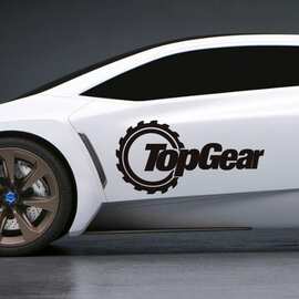 汽车贴纸TopGear外贸速卖通亚马逊墙反光贴图片个性炫酷涂鸦拉花