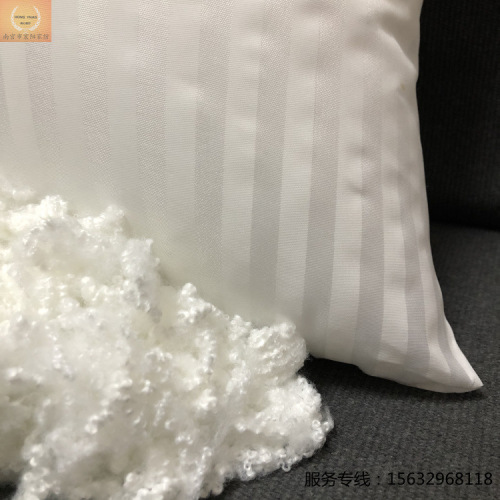 Factory wholesale striped fabric 45 50 55 cushion core cushion backrest core vacuum compressed square pillow cushion core pieces