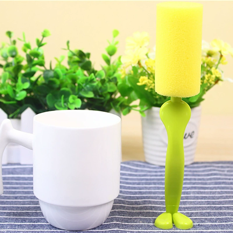 Sponge hygienic cartoon bottle brush