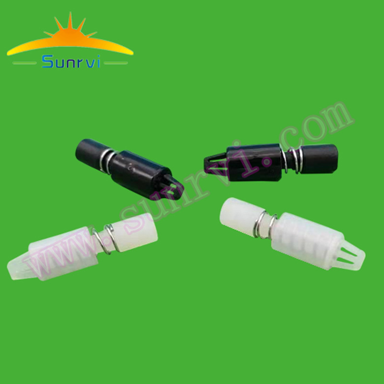 散热风扇铆钉带胶套的弹簧散热卡扣绝缘套管3件套铆钉