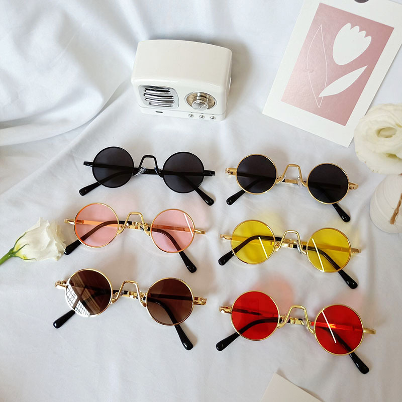 Children's Sunglasses Retro Anti-ultraviolet Children Fashion Hip-hop Sunglasses display picture 1