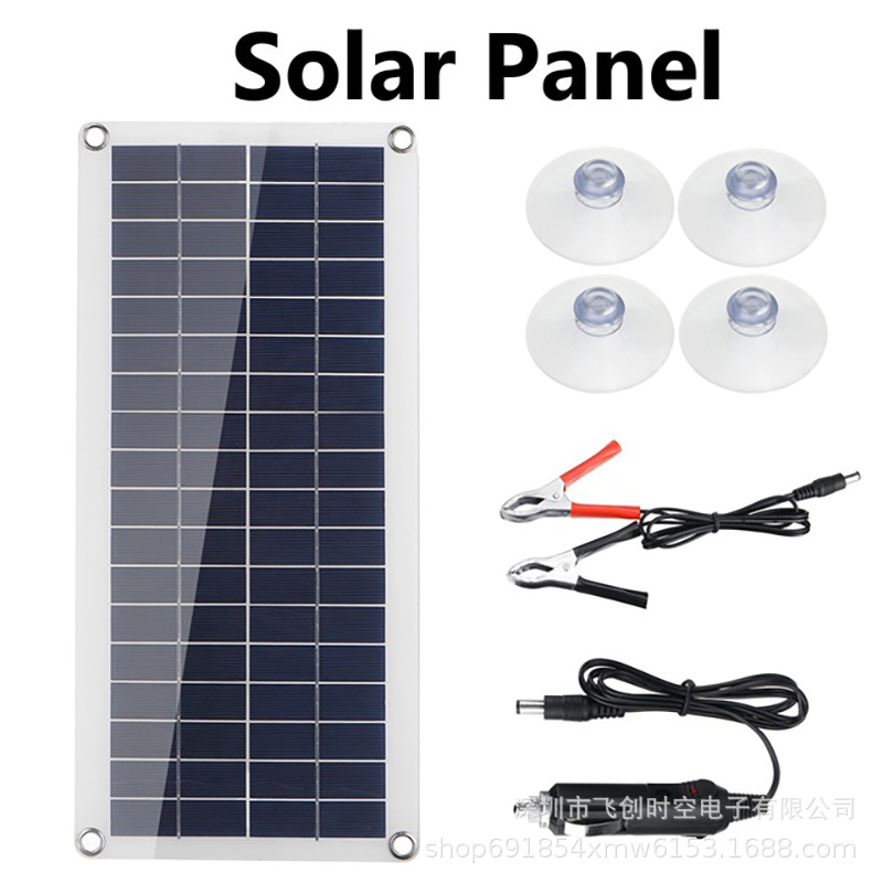 Battery solar-powered