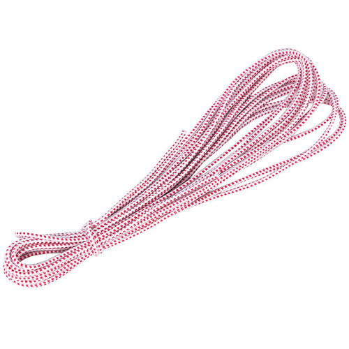 Round elastic band elastic rope red and white elastic rope old-fashioned traditional skipping rope rubber band children's clothing accessories elastic cord