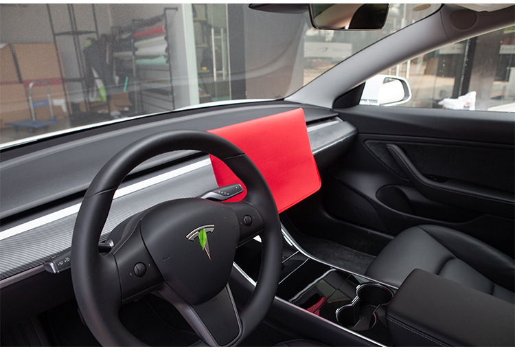 Suitable for tesla Tesla Model3/Y/3 screen protective cover central control screen dustproof and heat insulation protective cover