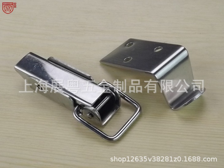 2 largo acero inoxidable 304 caja de herramientas pesadas caja de embalaje caja de hebilla caja de madera caja de hebilla de ángulo recto