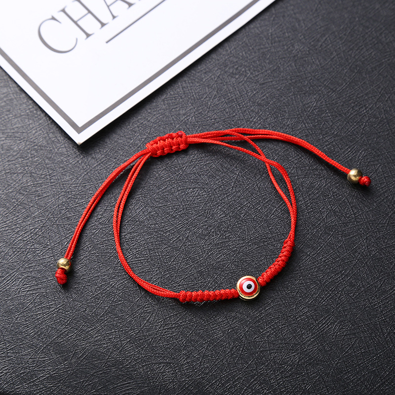 Lucky Evil Eye Red String Bracelet Adjustable Protection Jewelry_voghion.com