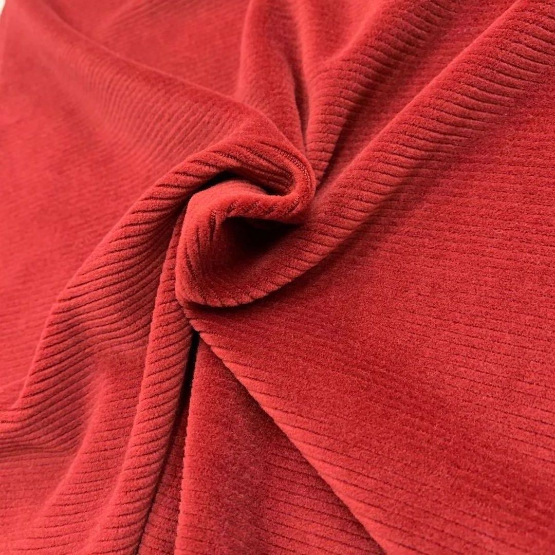 厂家供应   抽条氨纶灯芯绒，抽条拉架仿棉绒   涤氨抽条天鹅绒