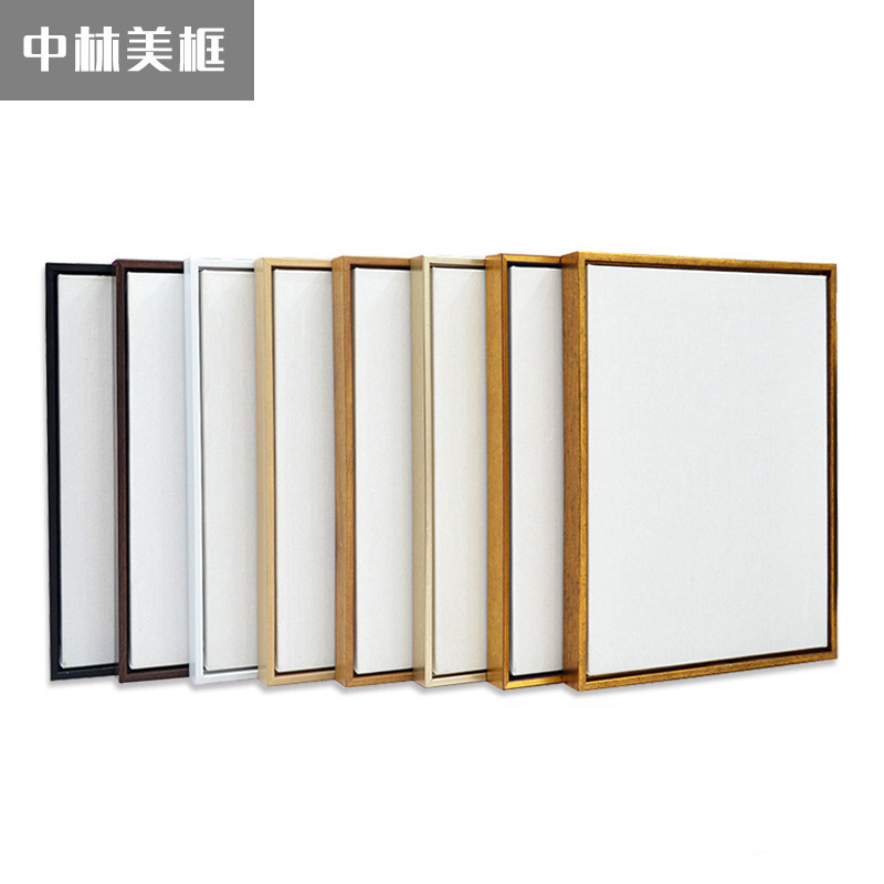 Mounting-free oil painting frame with canvas outer frame linen canvas finished decorative painting acrylic texture painting frame Mounting-free oil painting frame with canvas outer frame linen canvas finished decorative painting acrylic texture painting frame
