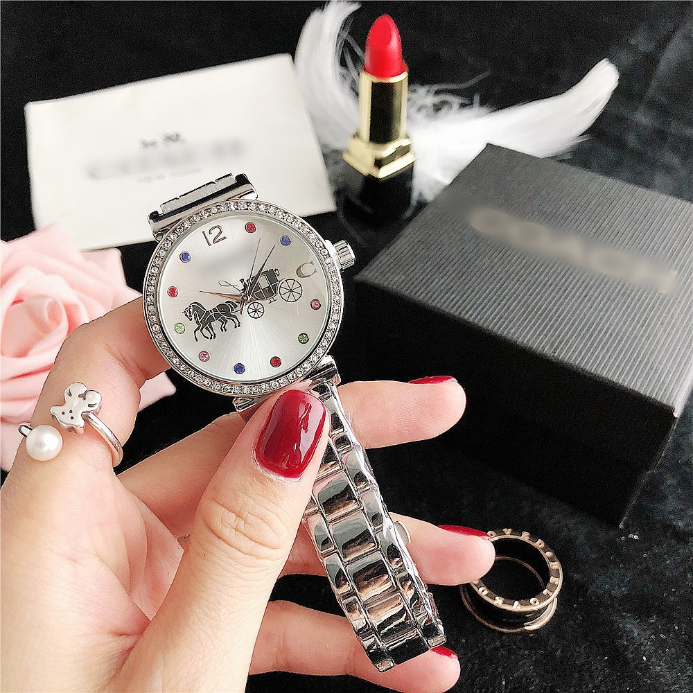Alloy Strap Material Watch Classification Fashion Geometric Single Folding Buckle Quartz Women's Watches