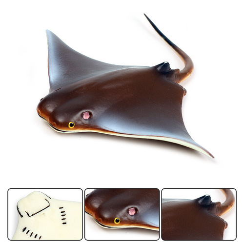 Simulated marine life animal model new manta ray solid plastic children's cognitive toy gift