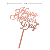 Mother's Day Cake Responses Happy Mothersday Cross -border Party Plug -in Acklie Baking Cake Decoration