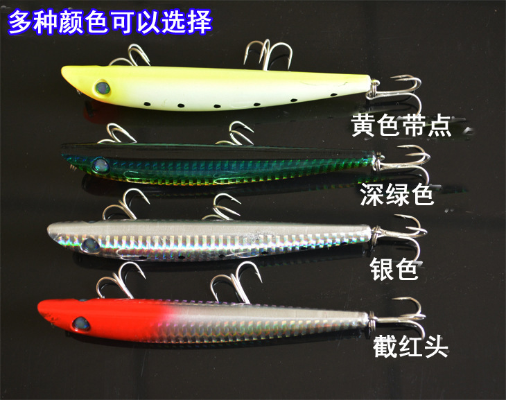 2 Pcs Popper Fishing Lures Hard Baits Bass Trout Fresh Water Fishing Lure