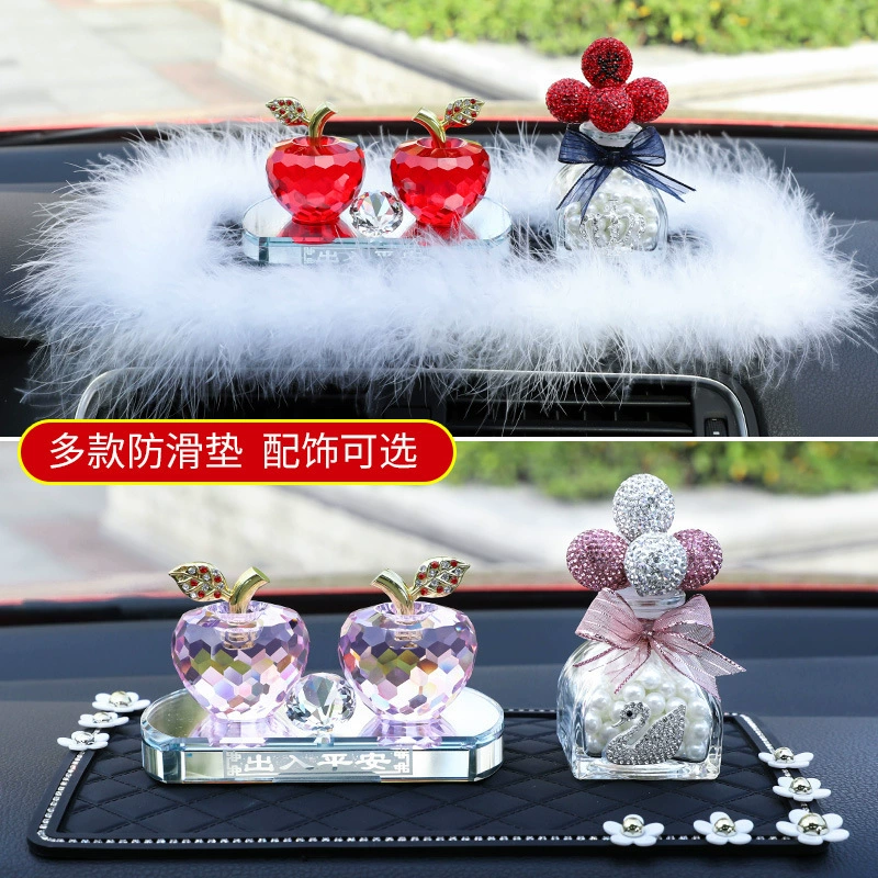 Xianqi перо Автомобильный держатель для духов Многослойные яблочные хрустальные Автомобильные украшения креативные товары для интерьера Автомобильные украшения