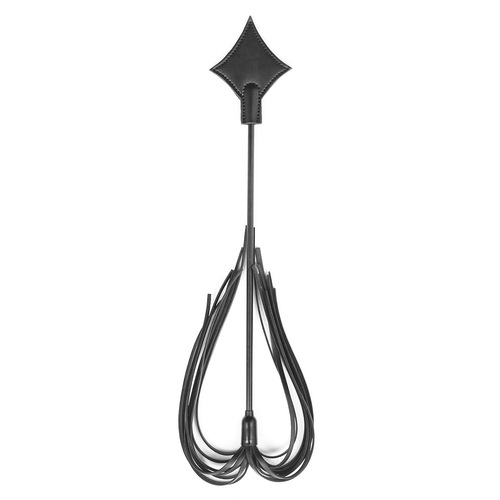 Foreign trade export silicone leather slap tassel black slap PU toy elastic rod short sm toy whip adult product