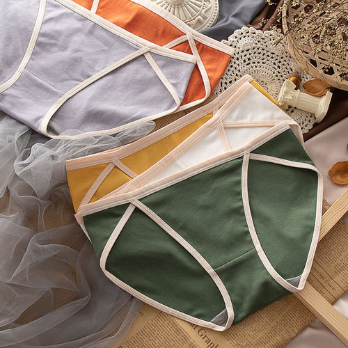 Graphene underwear for women pure cotton antibacterial 100% crotch cloth bottom waist sexy hot half hip women's briefs