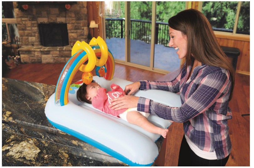 Bestway Детский надувной матрас для спортзала для младенца, пеленальный столик для плавания для парков развлечений