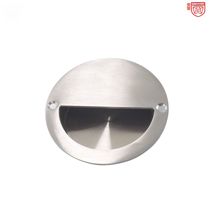 Acero inoxidable de 90mm 304 armario escondido mango de cajón armario puerta corredera oculta perno de mano empotrada mango de puerta