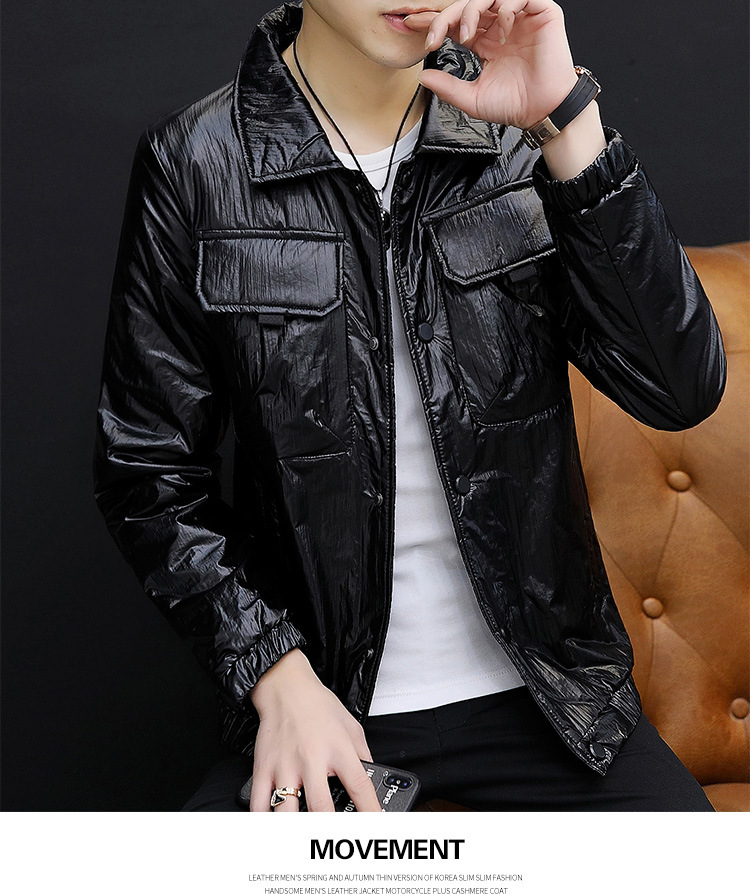 Veste en cuir homme - Ref 3443809 Image 17