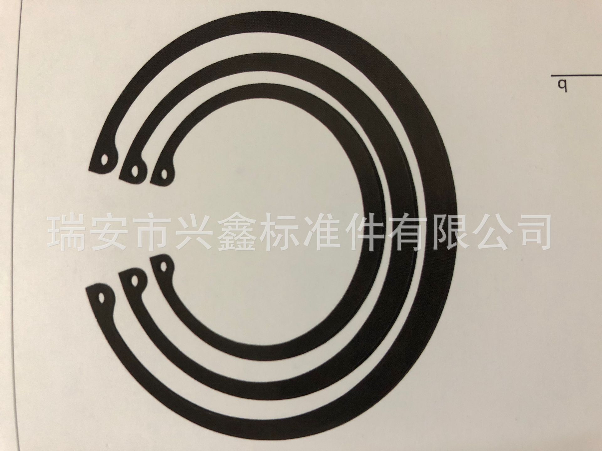 诚信厂家供应  GB893.1孔用弹性挡圈卡环 批发销售 可定制