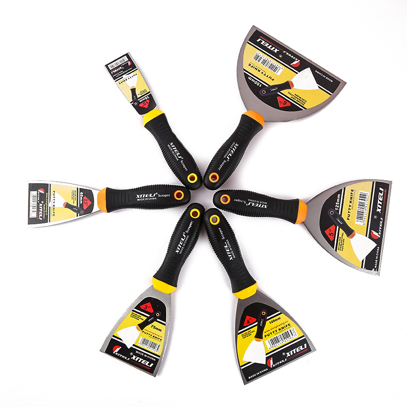 希特力高碳钢油漆工具刀油灰刀腻子刀装修粉墙刮腻子清洁铲刀